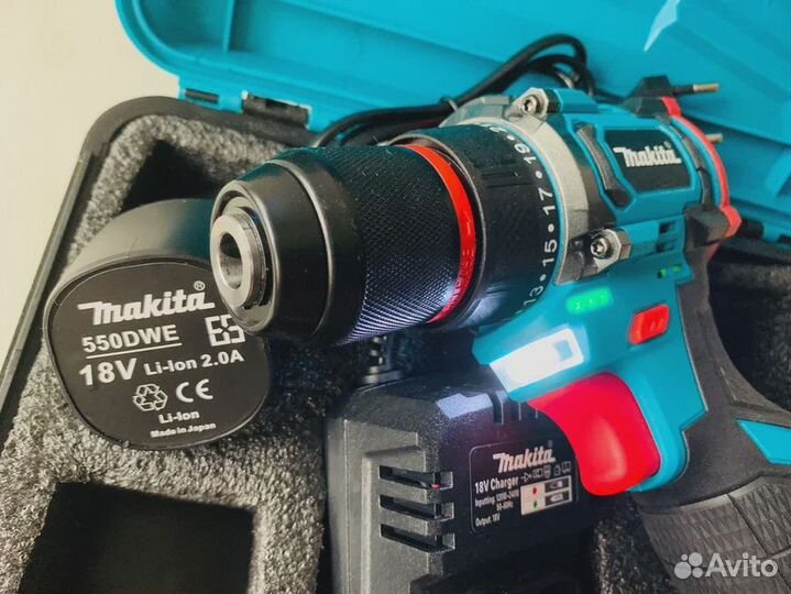 Шуруповерт makita 18V бесщеточный