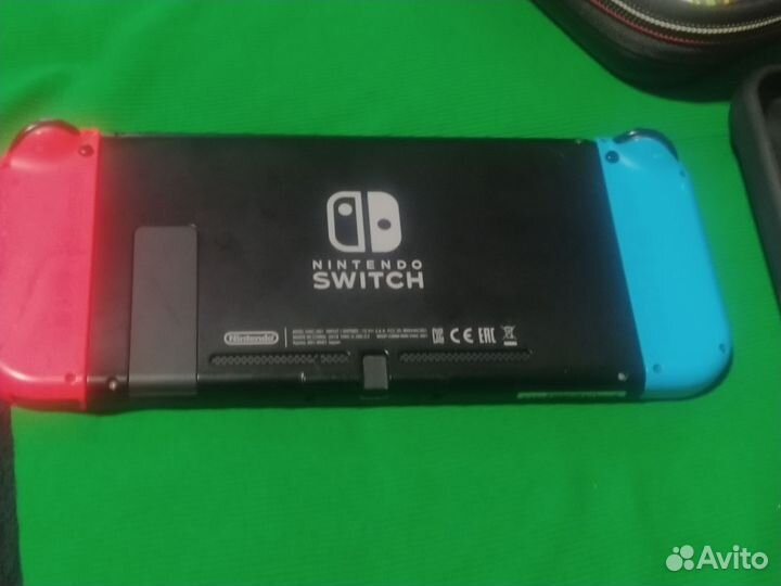 Nintendo Switch чип 128gb, прошитая+чехол