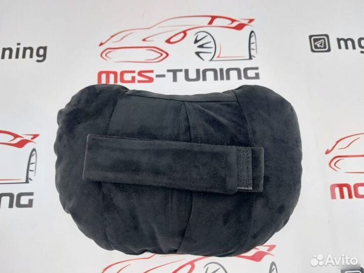 Подушка из замши 30/22 см для подголовника