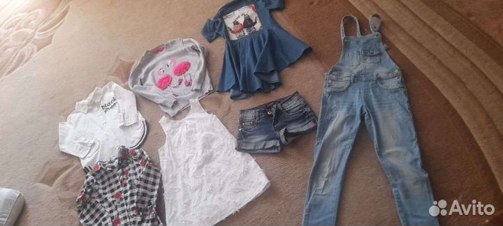 Вещи на девочку 6-7 лет одним пакетом