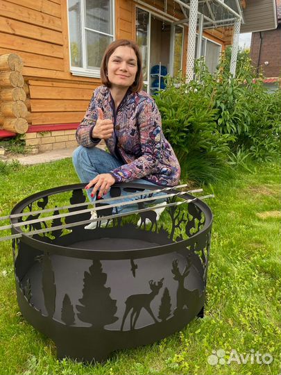 Костровая чаша круглая с доставкой