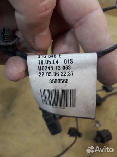 Пассат проводка подсветки номера Passat B6 05-10