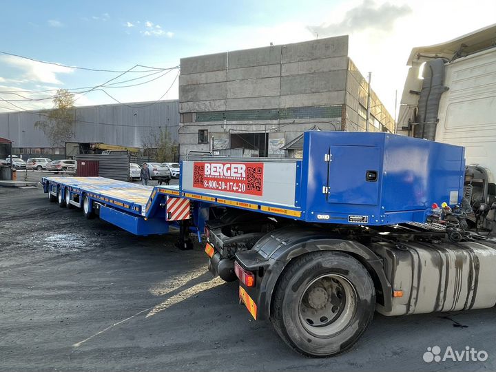 Полуприцеп трал (тяжеловоз) Berger 9854, 2023
