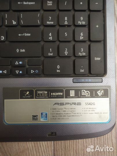 Продаётся ноутбук