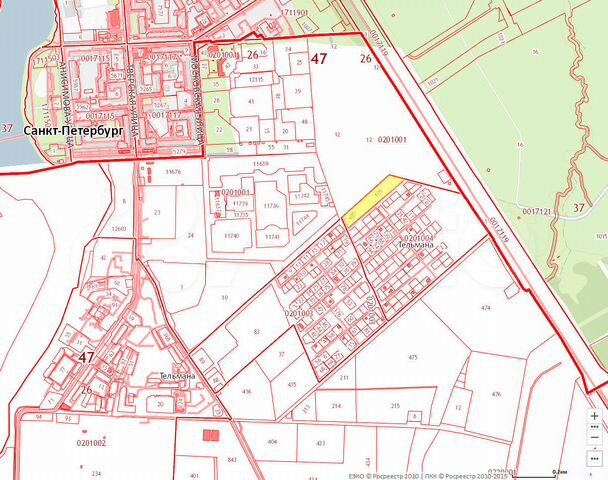 Карта тельмана тосненский район