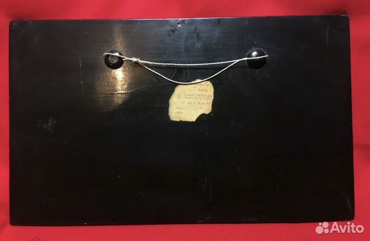 Картина лаковая «Витязь на Распутье» СССР