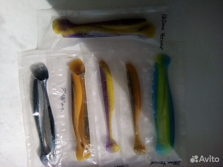 Рыболовные мягкие силиконовые приманки