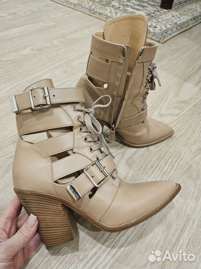 Ботильоны женские 38 натуральная кожа