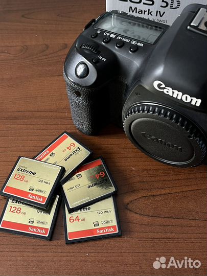 Фотаппарат Canon 5D mark IV + набор compact flash
