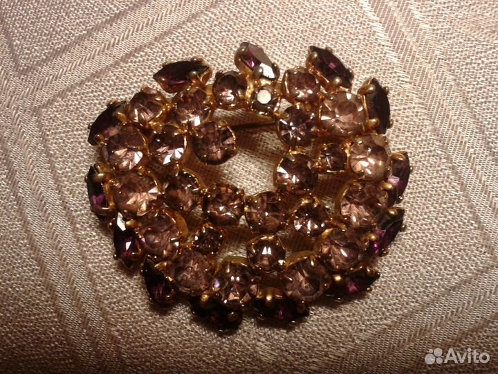 Броши Чехия и другая бижутерия Винтаж