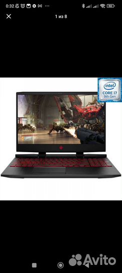 Игровой ноутбук HP omen