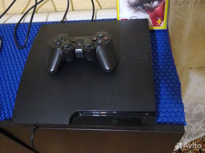 Игровая приставка ps3 super slim прошитая