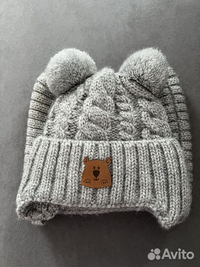 Зимняя детская шапка и снуд