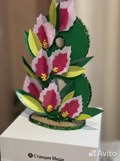 Поделка к 8 марта в наличии