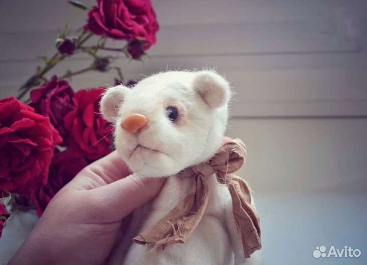 Мишка тедди игрушка ручной работы