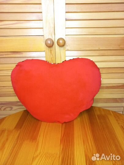 Подушка перевертыш декоративная Сердце