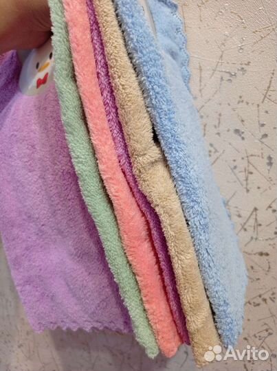 Полотенца 5шт/салфетки микрофибра