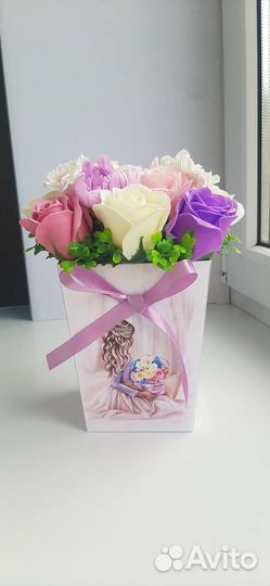 Букет цветов из мыла