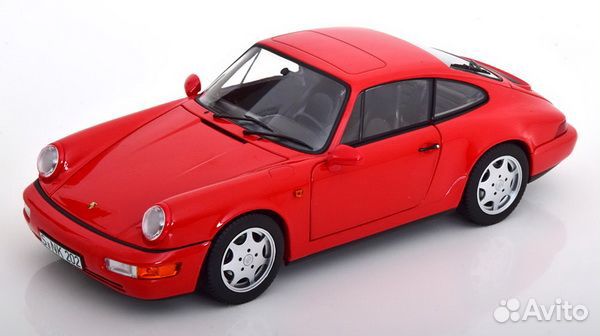 Porsche 911 (964) Carrera 2 Coupe 1990 - red 1/18