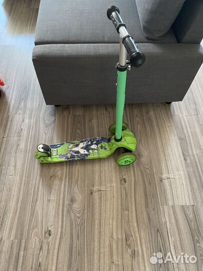 Самокат детский трехколесный бу