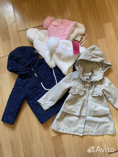Большой пакет одежды для девочки 86-92