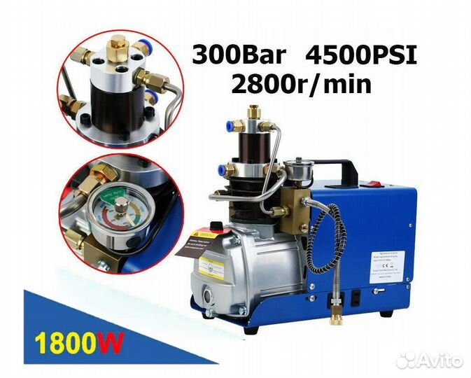 Компрессор высокого давления для дайвинга и PCP De