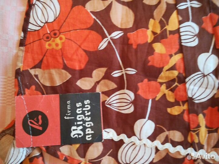 Кухонный фартук новый СССР г.Рига х/б