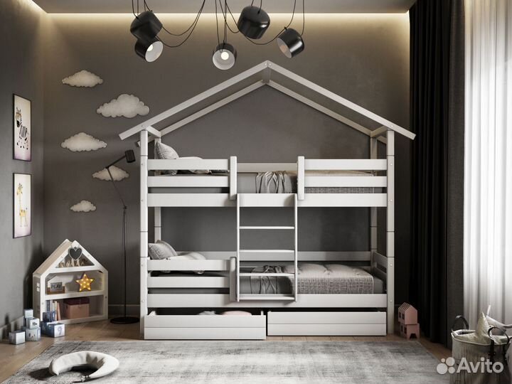 Кровать двухъярусная