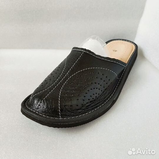 Рр 43 Тапочки домашние Кожаные