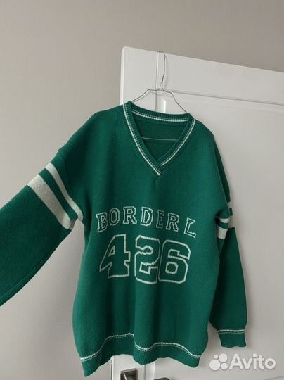 Свитер зелёный ONE size