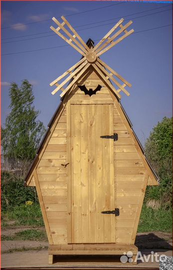 Дачный туалет с установкой