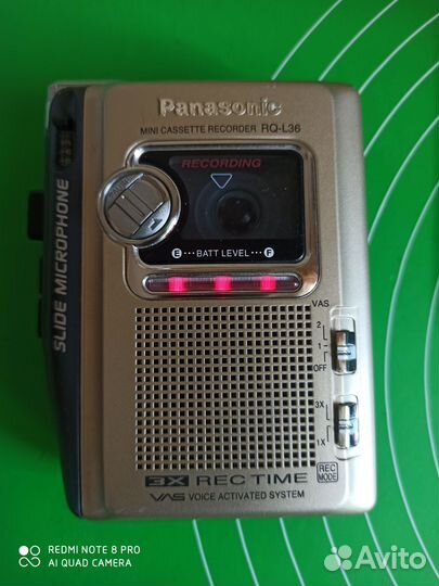 Диктофон panasonic rq-l36