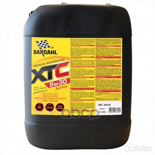 5W30 XTC SN 20L (синт. моторное масло)