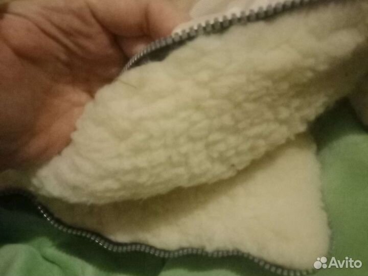 Конверт зимний на меху в коляску