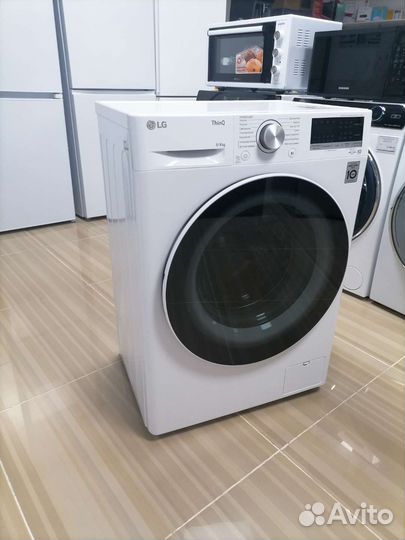 Стиральная машинка с сушкой новая LG F2V5NG0W 8 кг