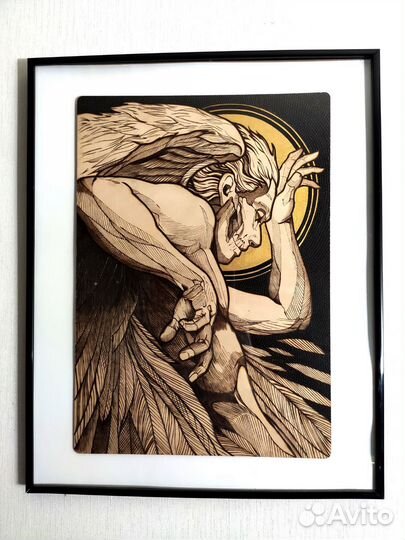 Картина Пирография ручная работа