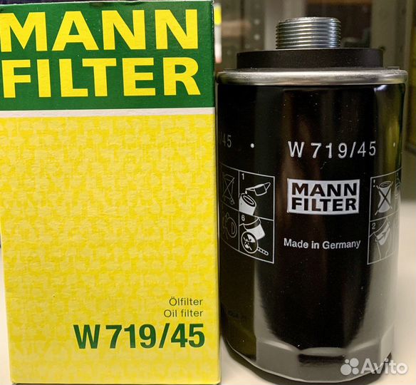 Фильтр Масляный mann W71945 Европа. Оригинал