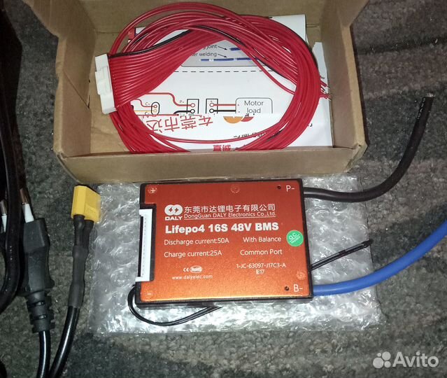 Зарядка и BMS Daly Lifepo4 для электровелосипеда