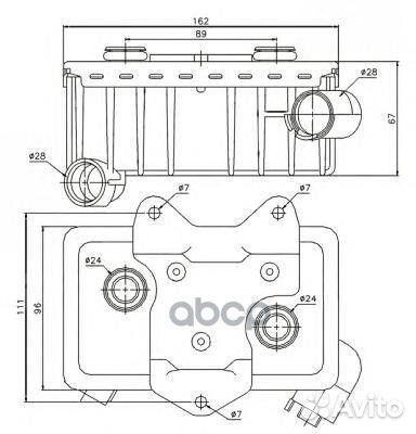 Радиатор масляный 31181 NRF