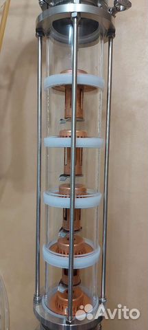 Медная колпачковая колонна 3