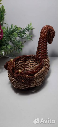 Плетеные изделия из лозы декор