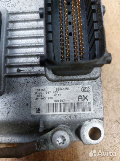 Блок управления двигателем Opel Corsa C хетчбэк