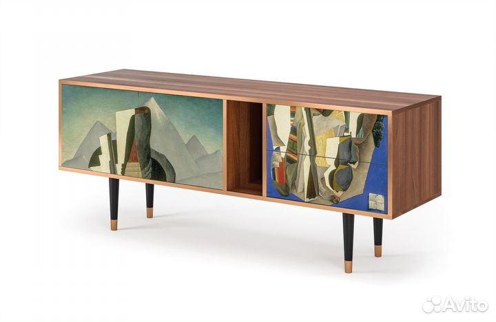 Тв-тумба T1 - Орех - The Cubist Paintings