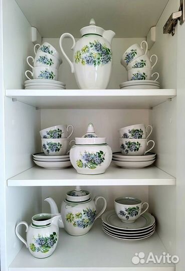 Чайно-кофейный сервиз Дулево 1997г. 33 предмета