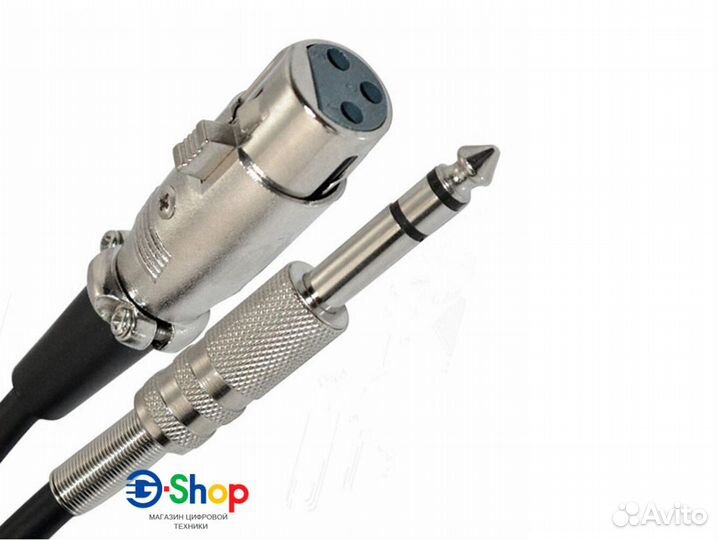 Кабель акустический XLR-M - Jack 6,3 3м