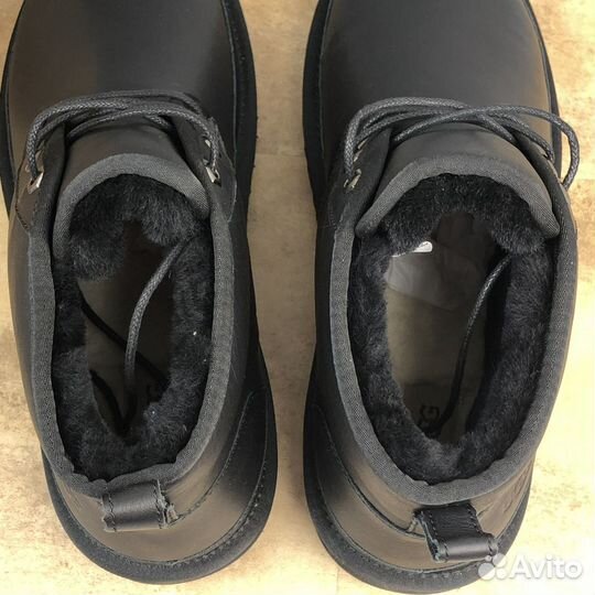 Обувь ugg мужские Neumel Leather Black