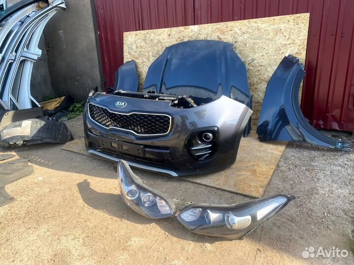 Ноускат Kia Sportage 4 перед часть в сборе
