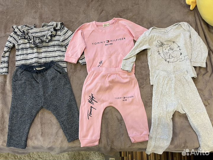 Одежда на девочку пакетом 80-86