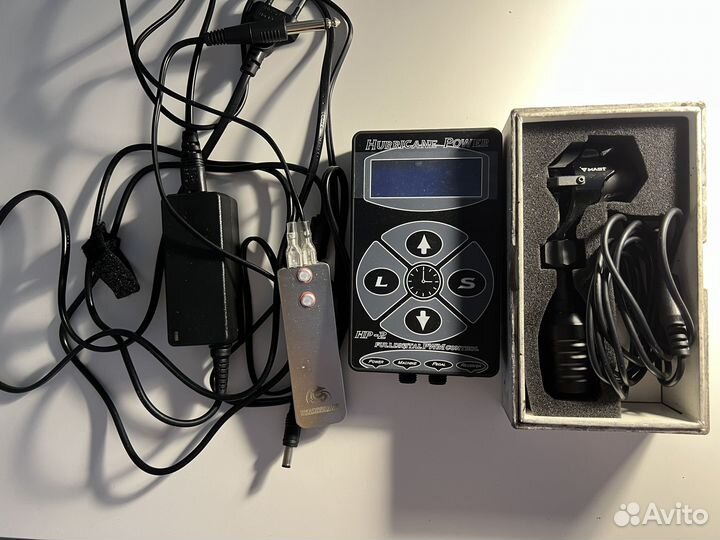 Тату машинка Dragonhawk Mast Flash Black, с блоком