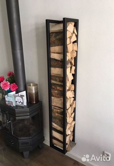 Металлическая дровница